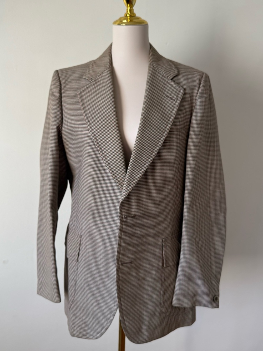 Vintage Austin Reed “old money” houndstooth blazer made in England size M - Picture 2 of 7